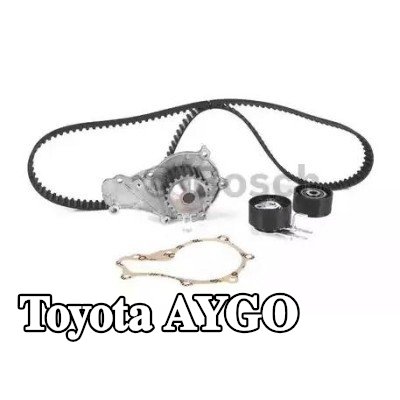 BOSCH مجموعة مضخة المياه وحزام التوقيت عدد الأسنان: 144, Width: 25, 4mm — 2010 Toyota Aygo