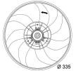 MAHLE Fan, radyatör 335mm — Opel Adam (2)