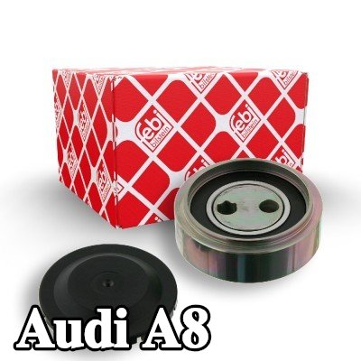 FEBI BILSTEIN بكرة الموتر القطر الخارجي: 63mm, مع غطاء — 2002 Audi A8