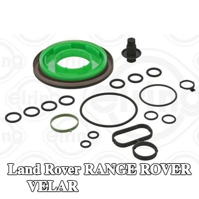 ELRING مجموعة حشيات علبة المرافق مع مانع تسرب العمود المرفقي — Land Rover Range Rover Velar