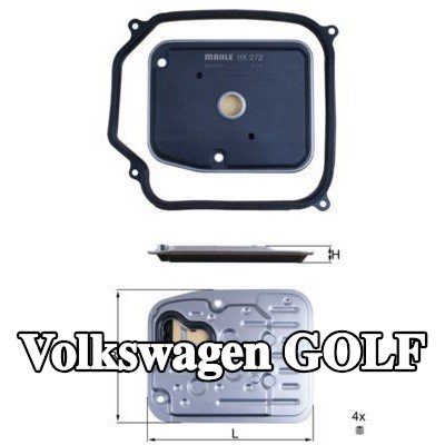 MAHLE فلتر ناقل الحركة الأوتوماتيكي مع الحشيات/الأختام — 1997 Volkswagen Golf