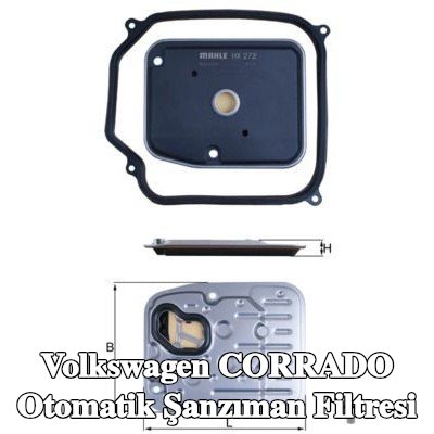 MAHLE Conta/sızdırmazlık elemanı dahil otomatik şanzıman filtresi — Volkswagen Corrado