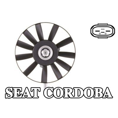 MAHLE مروحة, المبرد 303mm — 2000 SEAT Cordoba