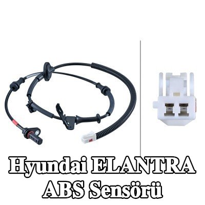 HELLA ABS sensörü Arka Aks, kabloda sabitleme klipsleri ile — 2012 Hyundai Elantra