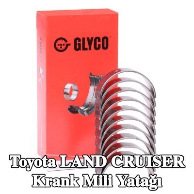 GLYCO Çelik tabanlı alüminyum alaşımlı krank mili yatağı — 2000 Toyota Land Cruiser