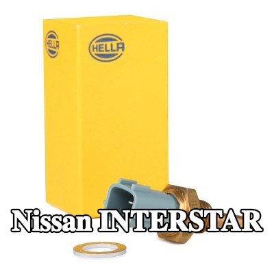 HELLA مستشعر, مستشعر درجة حرارة سائل التبريد مع حشية/مانع تسرب — Nissan Interstar