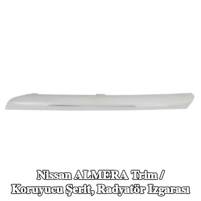 BLIC Trim / koruyucu şerit, Sol Ön radyatör ızgarası — Nissan Almera