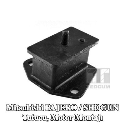 TEDGUM Tutucu, motor montajı Sol Ön, Sağ ön — Mitsubishi Pajero / Shogun