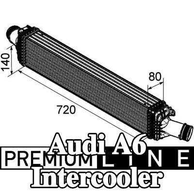 MAHLE Intercooler — 2010 Audi A6