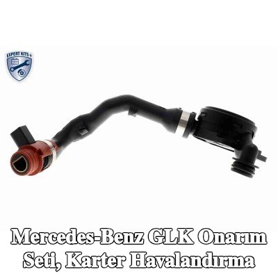 VAICO Onarım Seti, karter havalandırması Silindir Kafası, hortumlu, conta halkası ile — 2008 Mercedes-Benz Glk