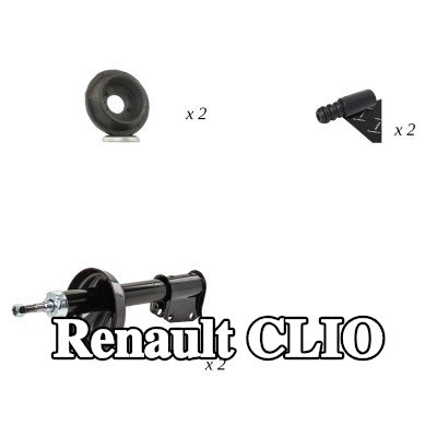 RIDEX مجموعة التعليق، ممتصات الصدمات — Renault Clio