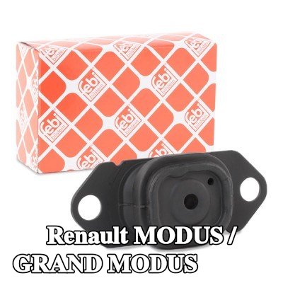 FEBI BILSTEIN حامل المحرك الأيسر, المطاط الصناعي — Renault Modus / Grand Modus