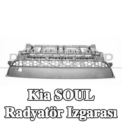 PRASCO Radyatör ızgarası, siyah — Kia Soul