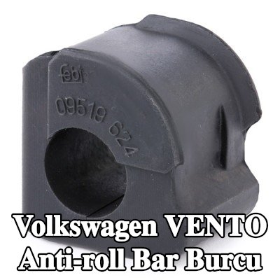 FEBI BILSTEIN Ön aks stabilizatör çubuğu burcu, 17mm, Kauçuk — Volkswagen Vento