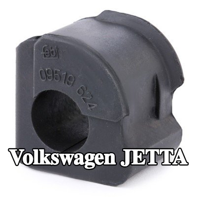 FEBI BILSTEIN جلبة قضيب مانع للانقلاب المحور الأمامي, 17mm, مطاط — 1990 Volkswagen Jetta