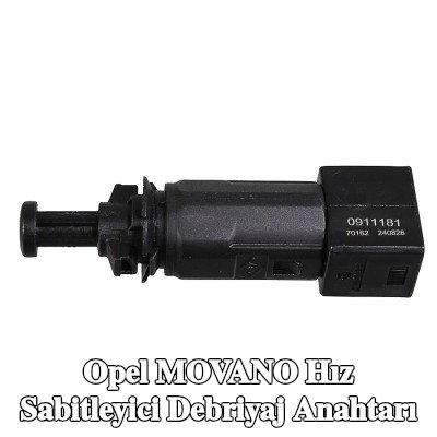 METZGER Hız sabitleyici debriyaj anahtarı — Opel Movano