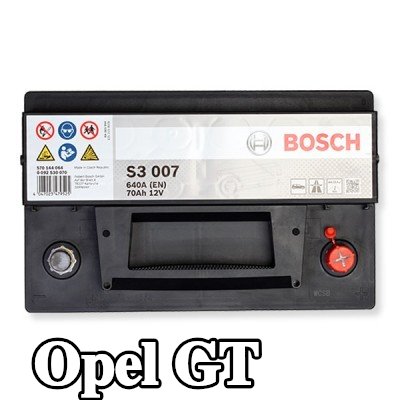 BOSCH بطارية S3, 007 — Opel Gt