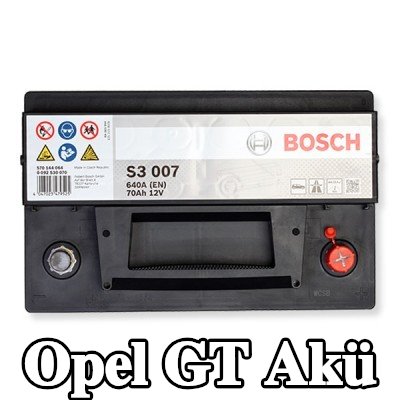 BOSCH Akü S3, 007 — Opel Gt