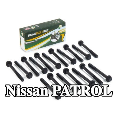 BGA مجموعة البراغي, رأس الأسطوانة M12 — Nissan Patrol
