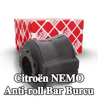 FEBI BILSTEIN Ön aks stabilizatör çubuğu burcu, iç, 21mm — Citroën Nemo