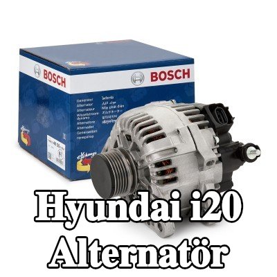 BOSCH Alternatör 120A — 2012 Hyundai i20