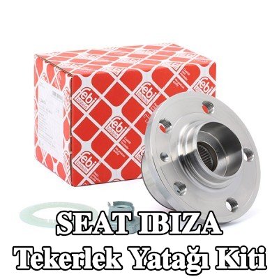 FEBI BILSTEIN Sol ön aks tekerlek yatağı kiti, Ön Aks Sağ, Tekerlek göbeğine entegre tekerlek yatağı, ABS sensör halkalı, entegre manyetik sensör halkalı, aks somunu ile — SEAT Ibiza