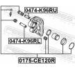 FEBEST Onarım Kiti, fren kaliperi — 2005 Toyota Matrix (2)