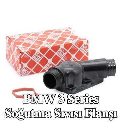 FEBI BILSTEIN Conta/sızdırmazlık elemanı ile birlikte soğutma suyu flanşı — 1990 BMW 3 Series
