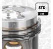 ET ENGINETEAM Silindir pistonu 3-4, piston segmanları ile, piston segman taşıyıcısı ile — 2002 Audi A3 (3)