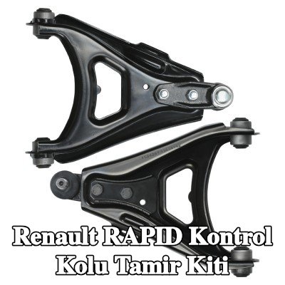 RIDEX Kontrol kolu tamir kiti Ön Aks, Alt, bilyeli mafsal ile, lastik yatağı ile — Renault Rapid