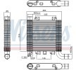 NISSENS Hızlı bağlantı parçası olmayan Intercooler, Sol konektör, düz, Sağ konektör, düz — 2012 Hyundai Santa Fe (7)