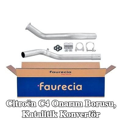 HELLA Onarım borusu, montaj parçaları ile birlikte katalitik konvertör — 2008 Citroën C4