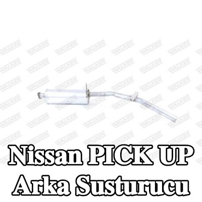 WALKER Arka susturucu 1470mm, montaj parçaları olmadan — Nissan Pick Up