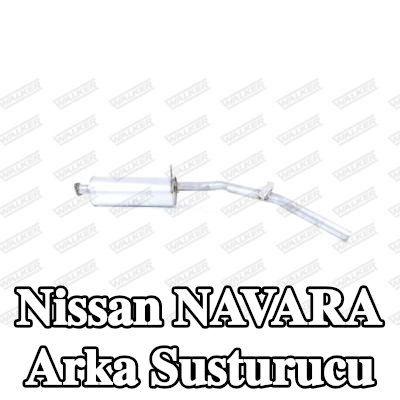 WALKER Arka susturucu 1470mm, montaj parçaları olmadan — Nissan Navara