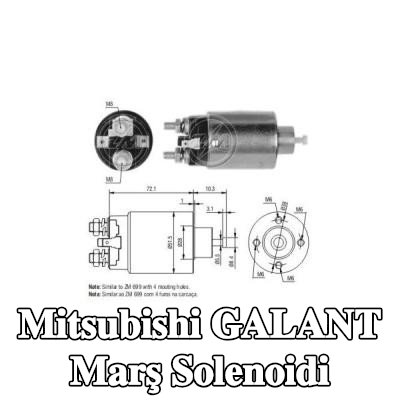 ERA Marş solenoidi — Mitsubishi Galant