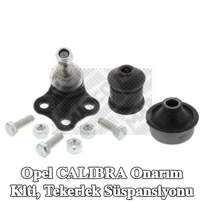 MAPCO Onarım kiti, tekerlek süspansiyonu Ön Aks Sol, Ön Aks Sağ, Alt, bilyeli mafsal ile, sabitleme malzemesi ile, lastik yatağı ile — Opel Calibra