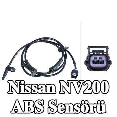 HELLA ABS sensörü Ön Aks Sağ, kabloda sabitleme klipsleri ile — Nissan Nv200