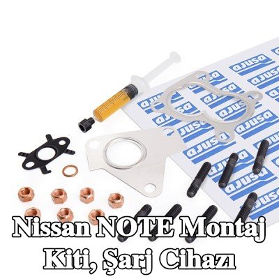 AJUSA Montaj Kiti, conta/sızdırmazlık elemanları ile şarj cihazı — 2012 Nissan Note