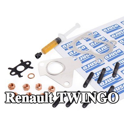 AJUSA مجموعة التثبيت, الشاحن مع الحشيات/الأختام — 2008 Renault Twingo