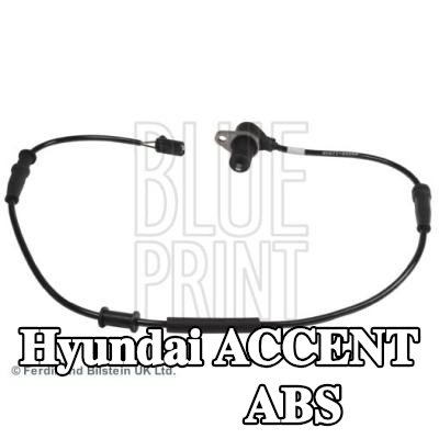 BLUE PRINT مستشعر ABS للمحور الأمامي الأيسر, المحور الأمامي الأيمن — 2002 Hyundai Accent