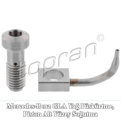 TOPRAN Yağ püskürtme, piston alt yüzey soğutma — Mercedes-Benz Gla