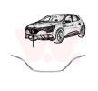 VAN WEZEL Trim / Koruyucu Şerit, radyatör ızgarası — Renault Megane (1)
