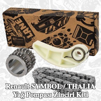 ET ENGINETEAM Yağ pompası zinciri kiti — Renault Symbol / Thalia