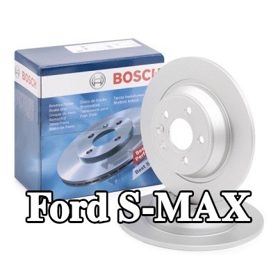 BOSCH القطر الخارجي لقرص المكابح: 302mm, صلب, مطلي — Ford S-max