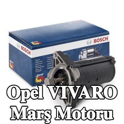 BOSCH Marş motoru 2, 2kW — 2012 Opel Vivaro