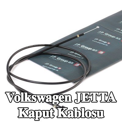 JP GROUP Kaput kablosu — 1990 Volkswagen Jetta