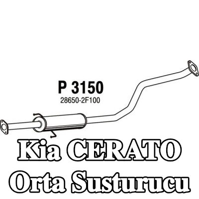VEGAZ Orta susturucu Merkez — Kia Cerato