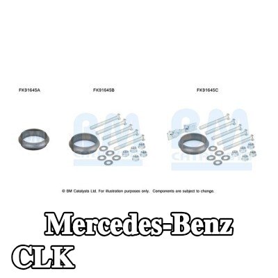 BM CATALYSTS مجموعة تركيب المحول الحفاز — Mercedes-Benz Clk