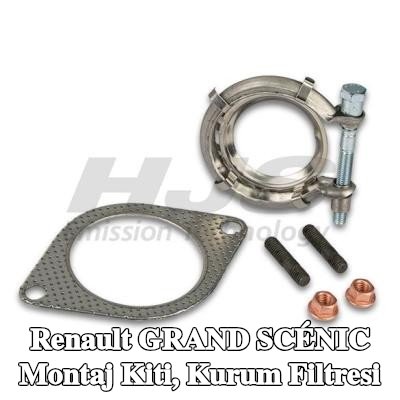 HJS Montaj Kiti, kurum filtresi — Renault Grand Scénic