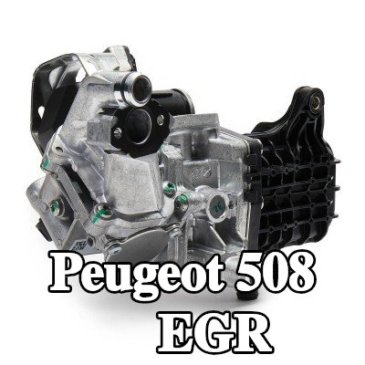 MAHLE مبرد EGR بدون حشية/مانع تسرب, مع صمام EGR — Peugeot 508